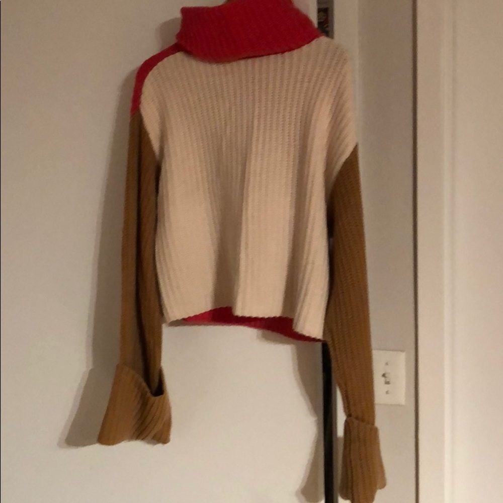 H&M colors block sweater